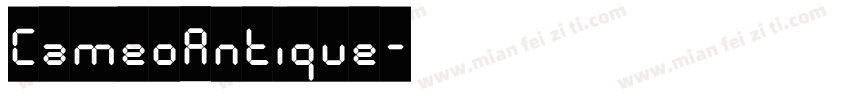 CameoAntique字体转换