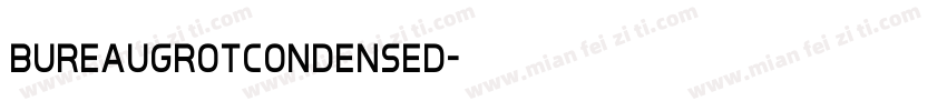 BureauGrotCondensed字体转换