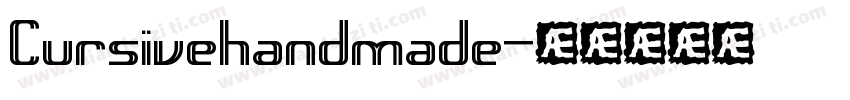 Cursivehandmade字体转换