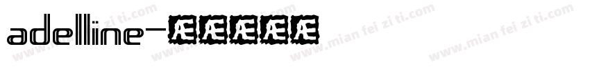 adelline字体转换