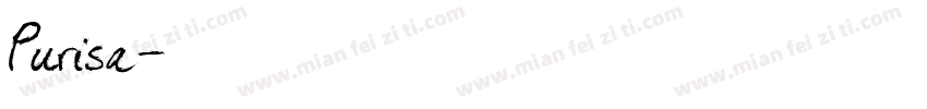 Purisa字体转换