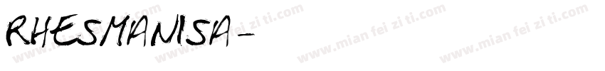 RHESMANISA字体转换