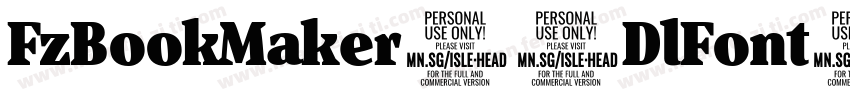 FzBookMaker13DlFont13字体转换
