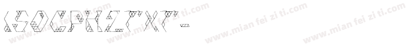 ISOCPHZTXT字体转换