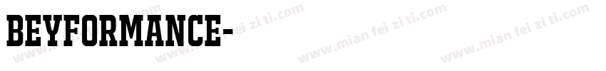beyformance字体转换