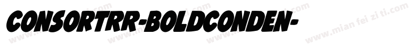 ConsortRR-BoldConden字体转换
