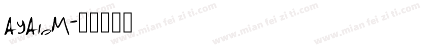 AyAleM字体转换