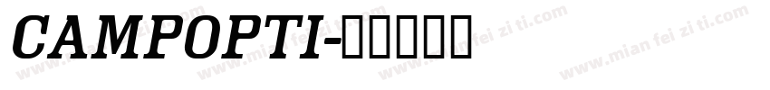 Campopti字体转换