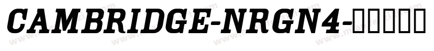 Cambridge-nRgn4字体转换