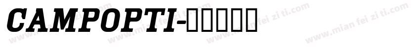 Campopti字体转换