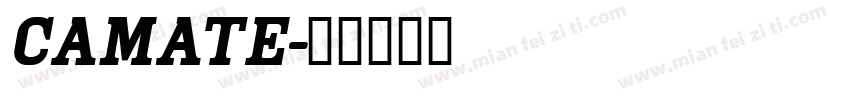 camate字体转换