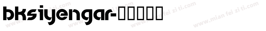 Bksiyengar字体转换