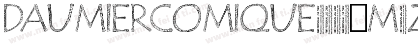 Daumiercomique1836-m8Zj字体转换
