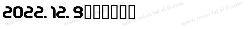 2022.12.9字体转换