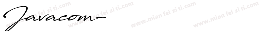 Javacom字体转换