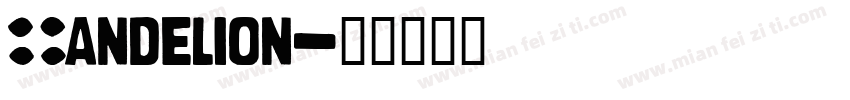 Candelion字体转换