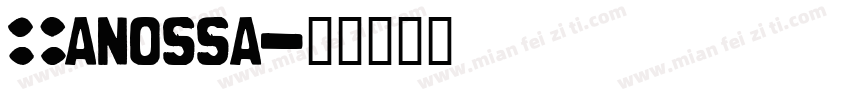 Canossa字体转换