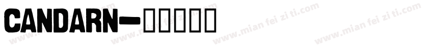 candarn字体转换