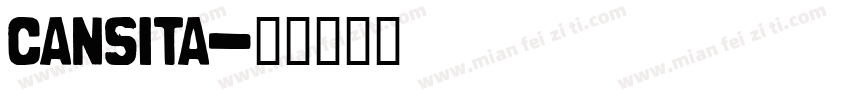 cansita字体转换