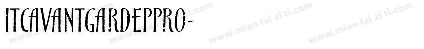 ITCAVANTGARDEPPRO字体转换