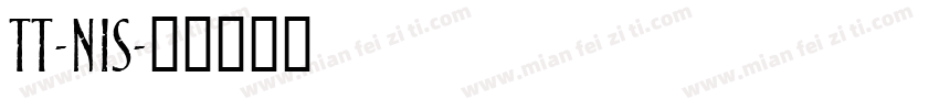 TT-NIS字体转换