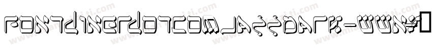 FontdinerdotcomJazzDark-WWnY字体转换