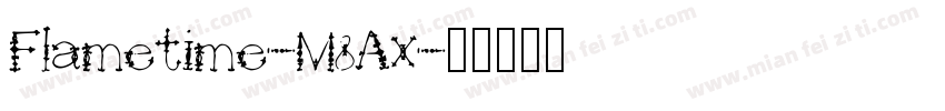 Flametime-M8Ax字体转换