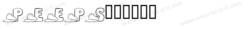 Peeps字体转换