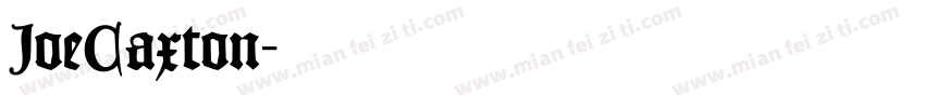 JoeCaxton字体转换