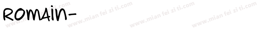 Romain字体转换