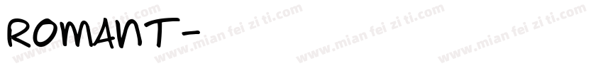 RomanT字体转换