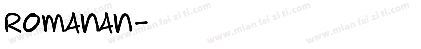Romanan字体转换