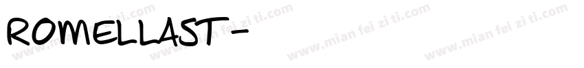 Romellast字体转换