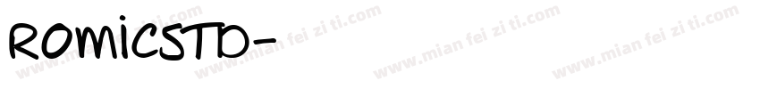 Romicstd字体转换