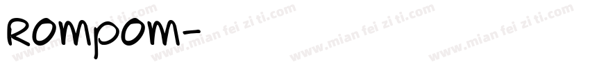 Rompom字体转换