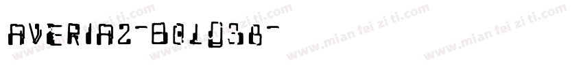 Averia2-Bold38字体转换