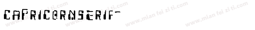 CapricornSerif字体转换