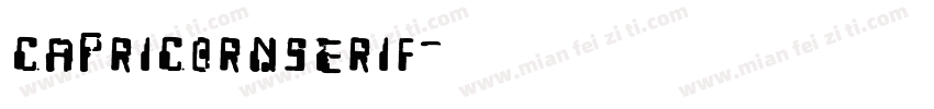 CapricornSerif字体转换