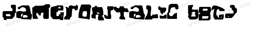 DameronItalic-B8gd字体转换