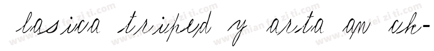 ClasicaStripedByMartaVanEck-GYga字体转换