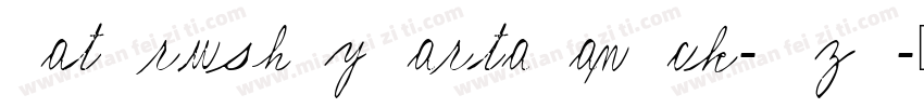 FatBrushByMartaVanEck-JKzB字体转换