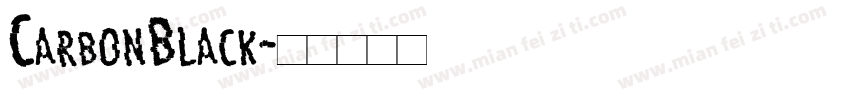 CarbonBlack字体转换
