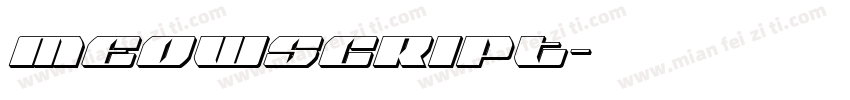 meowscript字体转换