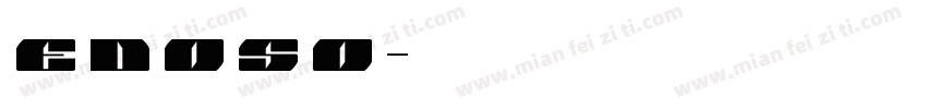 edoso字体转换