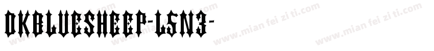 Dkbluesheep-L5n3字体转换