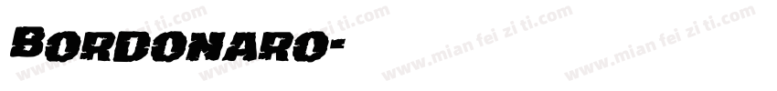 Bordonaro字体转换