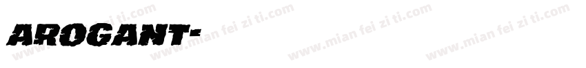 arogant字体转换