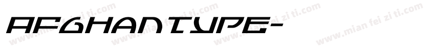 Afghantype字体转换