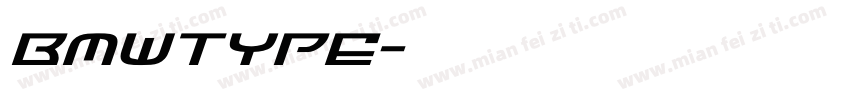 BMWTYPE字体转换