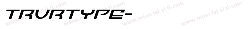 TRURTYPE字体转换